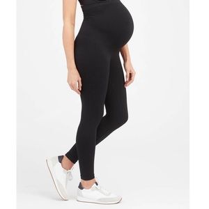 Spanx Mama Look at Me Now Seamless Black Maternity Leggings